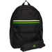 Plecak adidas Classic Horizontal 3-Stripes czarno-zielony HY0743
