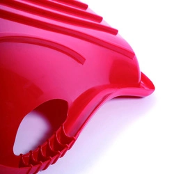 Ślizg plastikowy shell big czerwony