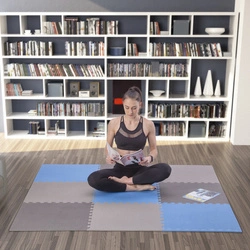 MP10 Mata puzzle multipack blue-grey 9 elementów 10MM ONE FITNESS