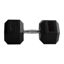 Hantel THORN FIT Hex Rubber Dumbbell 42,5 kg