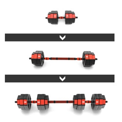 Sztangielki sztanga kompozyt SGC30 30 kg HMS