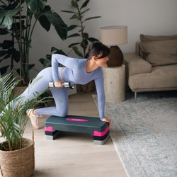 Step do aerobiku HMS AS002 pink/grey