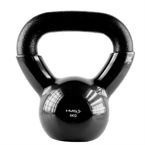 Kettlebell żeliwny pokryty winylem HMS KNV06 BLACK