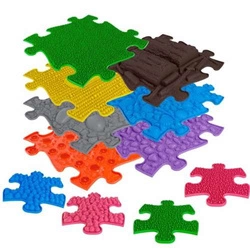 Maty ortopedyczne - mata podłogowa sensoryczna zestaw 7 + 4 mini