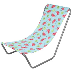 Leżak ogrodowo plażowy składany z torbą fruit melon