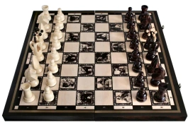 Szachy Filipek Królewskie 35 cm