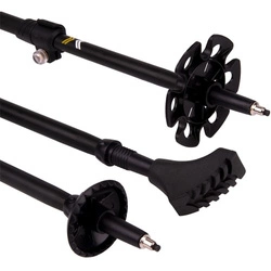 Kije Nordic walking w pokrowcu EVO Enero Pro czarny mat