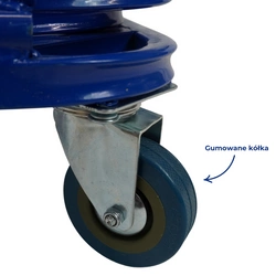 Wózek na piłki metalowy zamykany marki Legend