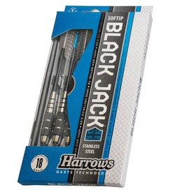 Rzutki Harrows Black Jack Softip gK + GRATIS
