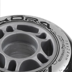 Kółka Nils Extreme PU 84x24 82A Czarne (4 szt.)