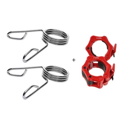 Gryf olimpijski GO205 13.5kg 1500mm + zaciski HMS Premium