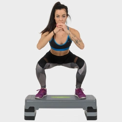 Step do aerobiku HMS AS005 gray/black