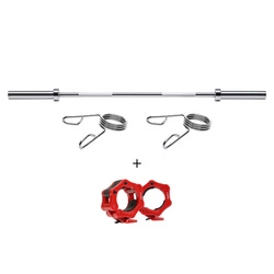 Gryf olimpijski GO205 13.5kg 1500mm + zaciski HMS Premium