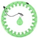 HHW12 PLUS SIZE HULA HOP GREEN Z WYPUSTKAMI I OBCIĄŻNIKIEM HMS