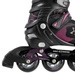 Łyżworolki NA9080 czarno/fioletowe rozm S (31-34) NILS EXTREME