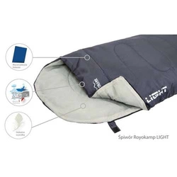Śpiwór Light szary 170x30X70cm Royokamp