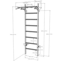 Drabinka gimnastyczna BenchK 221B