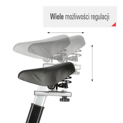 Rower Spiningowz 7KG ONE FITNESS SW2501 YELLOW