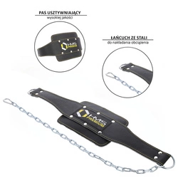 PSTX06 pas obciążeniowy do ćwiczeń siłowych HMS PREMIUM