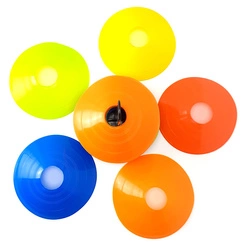 Stożki treningowe talerzyki | Zestaw 50 szt. na stojaku – Legend Sport