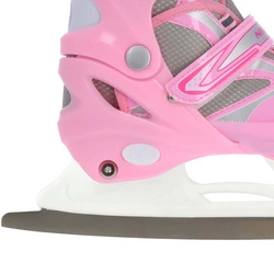 Łyżworolki z wym. pł. hokejową NH18366 A 2w1 pink rozm.L(39-42) NILS EXTREME