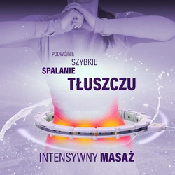 HULA HOP HHM14 VIOLET Z MAGNESAMI I OBCIĄŻNIKIEM + LICZNIK HMS