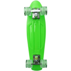 Deskorolka Plastikowa 22 Enero Zielona Led