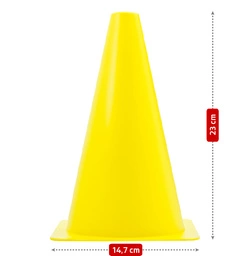 Pachołek treningowy Allright 23cm yellow