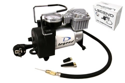Kompresor jednocylindrowy elektryczny z manometrem - Legend Sport