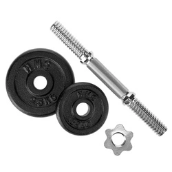 Sztangielki w walizce 2 x 10 KG Black HMS ST20