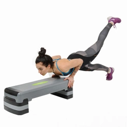 Step do aerobiku HMS AS005 gray/black