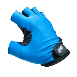 Rękawiczki sportowe Lycra r.S niebieskie