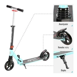 Hulajnoga HM2160 black-mint NILS EXTREME