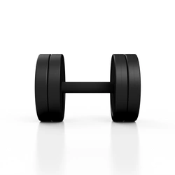 Hantla stalowa gumowana 10 kg czerwony połysk - Marbo Sport