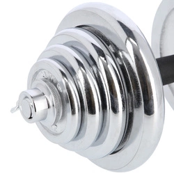 Zestaw hantli 55 kg w walizce CHROM 55KG HMS STC55