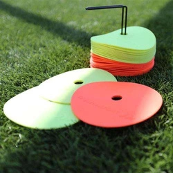 Znaczniki pola płaskie (maty znakujące) - zestaw 20 szt. żółto-pomarańczowe