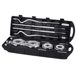 Zestaw hantli 55 kg w walizce CHROM 55KG HMS STC55