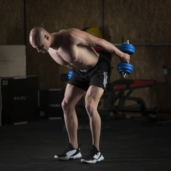 Sztangielki - sztanga gumowane SGG30BAR 30kg HMS