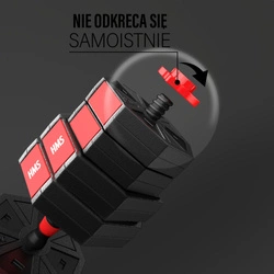 Sztangielki sztanga kompozyt SGC40 (2 części) 40 kg HMS