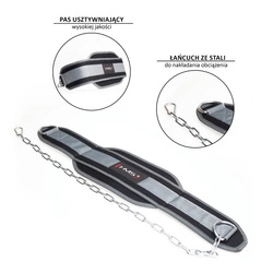 Pas obciążeniowy do ćwiczeń siłowych PST04 HMS