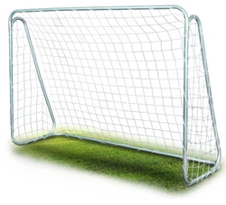 Duża bramka do piłki nożnej, 215 x 153 x 76 cm + mata celownicza