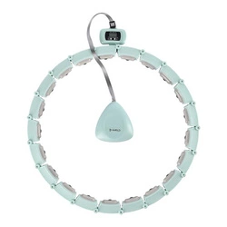 HULA HOP HHM14 GREEN Z MAGNESAMI I OBCIĄŻNIKIEM + LICZNIK HMS