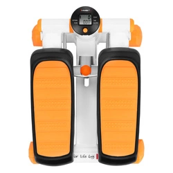 Stepper prosty z linkami HMS S3092 pomarańczowo-biały