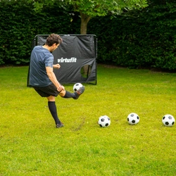 VIRTUFIT BRAMKA PIŁKARSKA PRO Z PŁACHTĄ DO STRZELANIA 170 X 110 CM