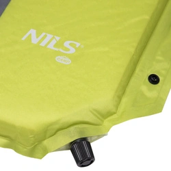 Mata samopompująca z poduszką NC4349 zielono-szara NILS CAMP