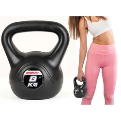 Hantla kompozytowa Kettlebell 8kg odważnik Eb Fit