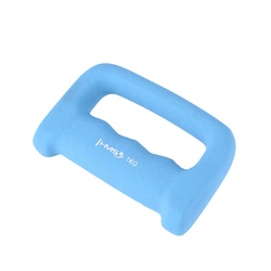 Ciężarek żeliwny HMS CK10 LIGHT BLUE 1.0 KG