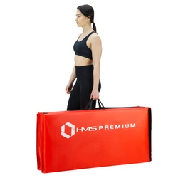 Materac gimnastyczny składany MGS01 2400x1200 mm red HMS Premium