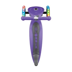 Hulajnoga 3-kołowa Globber Junior Foldable Lights / Violet 437-103