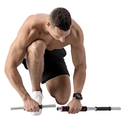 Sztangielki/sztanga w walizce chrom STC21 2x10KG HMS